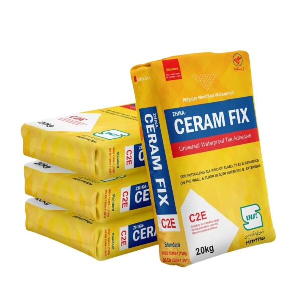 چسب کاشی صادراتی پودری ژیکاوا سرام فیکس C2E