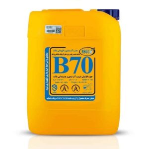 چسب و افزودنی ملات ان اس جی B70 حجم 20 لیتری